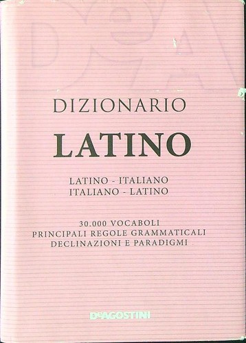 Dizionario latino de - latino,