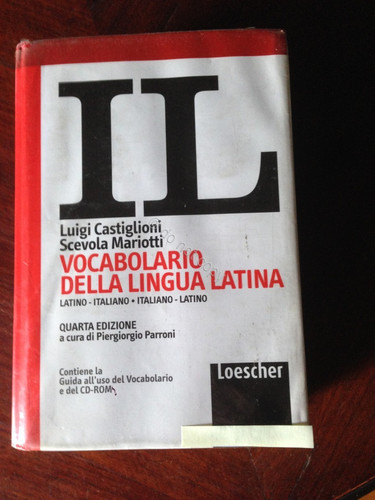 Dizionario latino italiano - il,