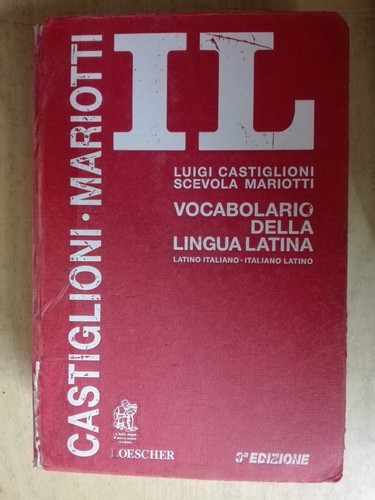 Dizionario latino italiano - latino,